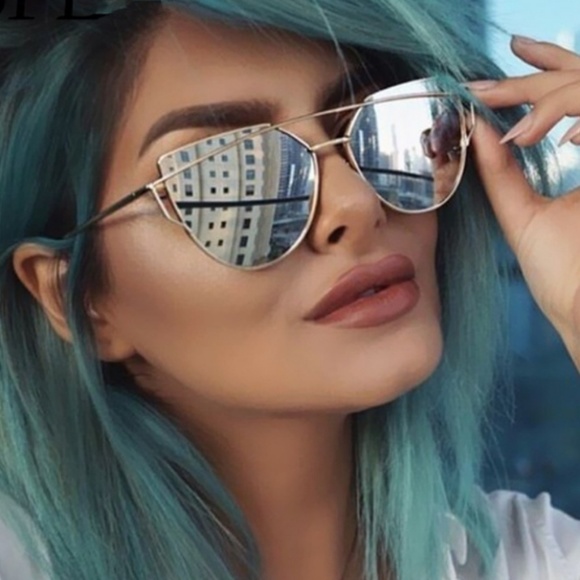 🔥LAST!🔥90's STYLE MIRRORED UV400! - PINK - Picture 5 of 7